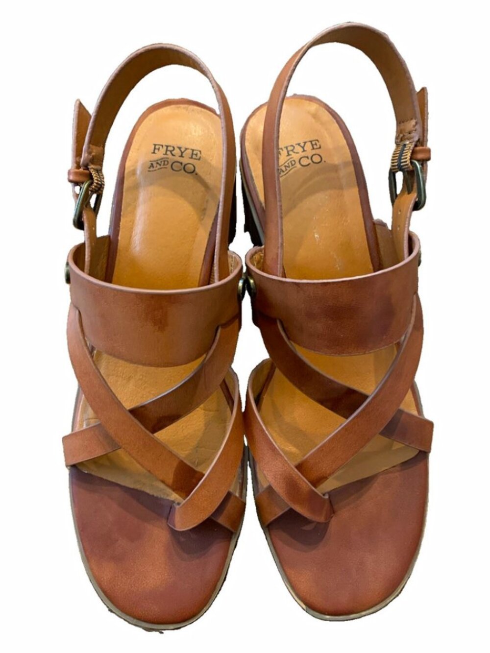Frye & co heeled sandals